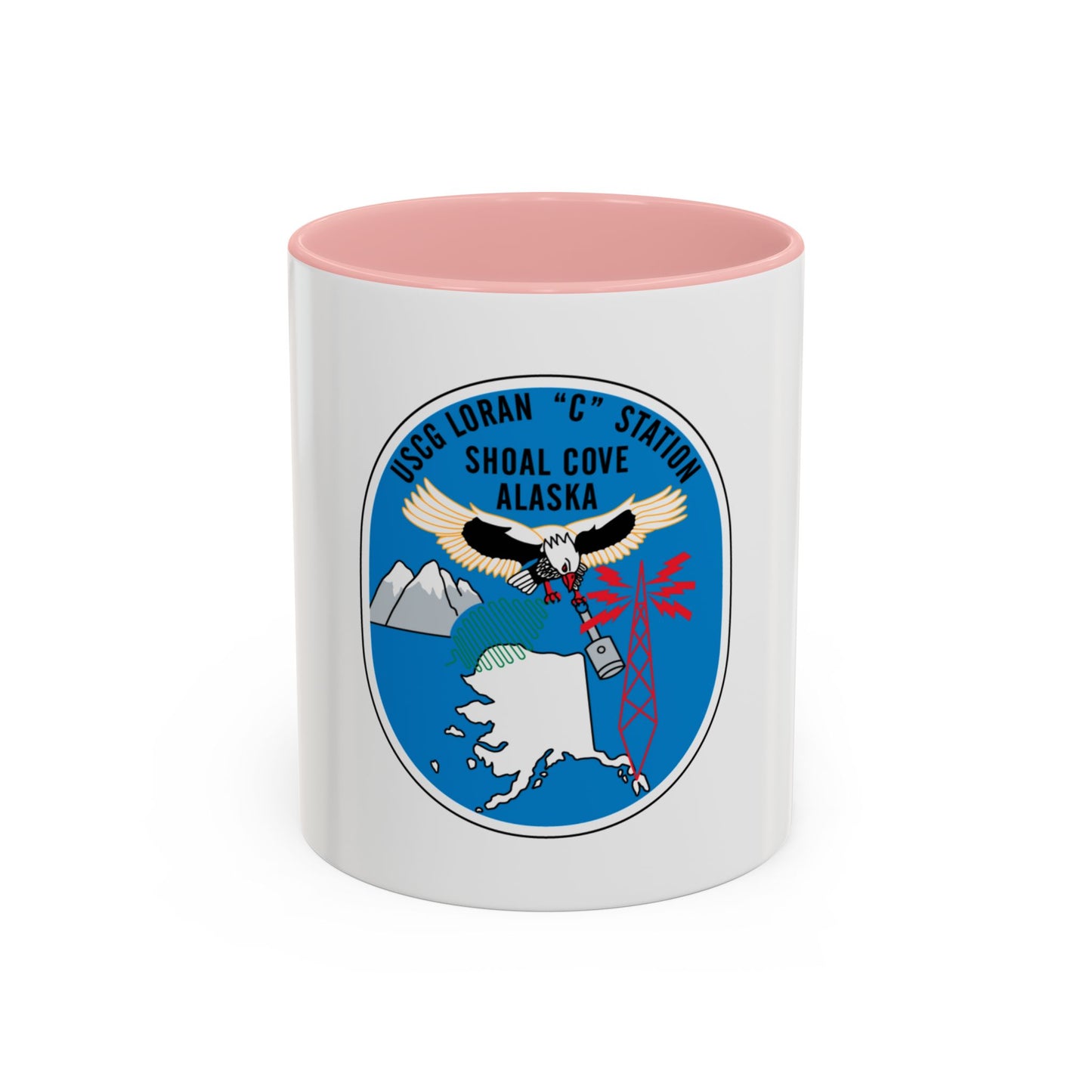 USCG Loran C Station Shoal Cove Alaska (U.S. Coast Guard) Accent Coffee Mug
