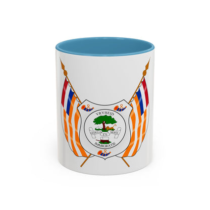 Coat of arms of the Orange Free State - Accent Coffee Mug
