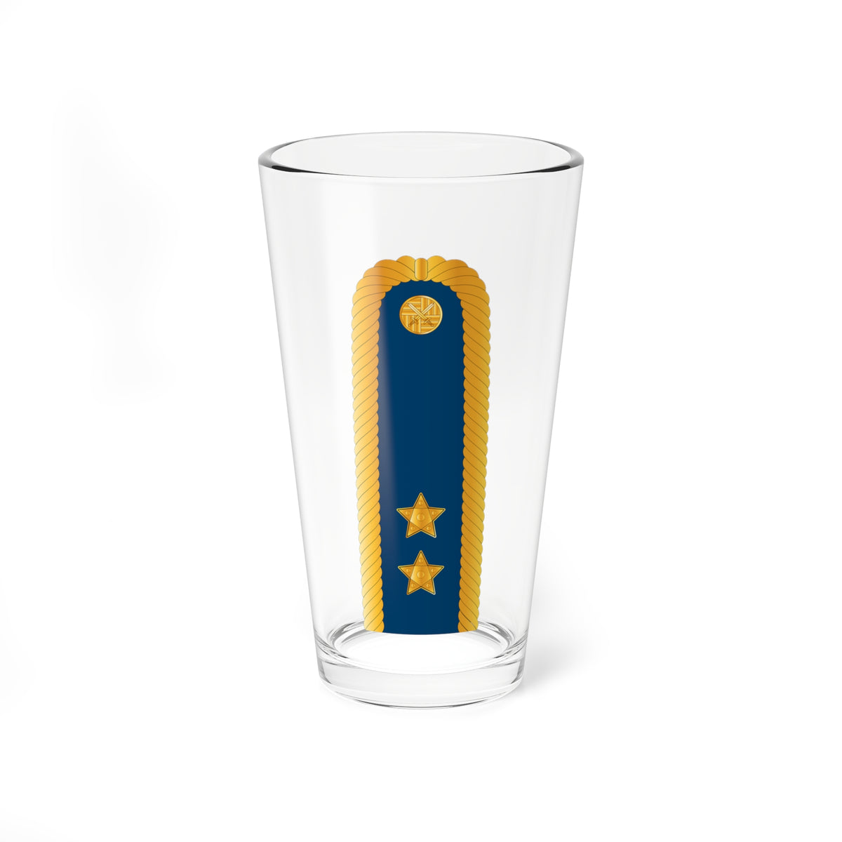 Czech Airforce OF 7 (Czech Republic) (Military Rank) Pint Glass 16oz