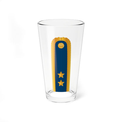 Czech Airforce OF 7 (Czech Republic) (Military Rank) Pint Glass 16oz