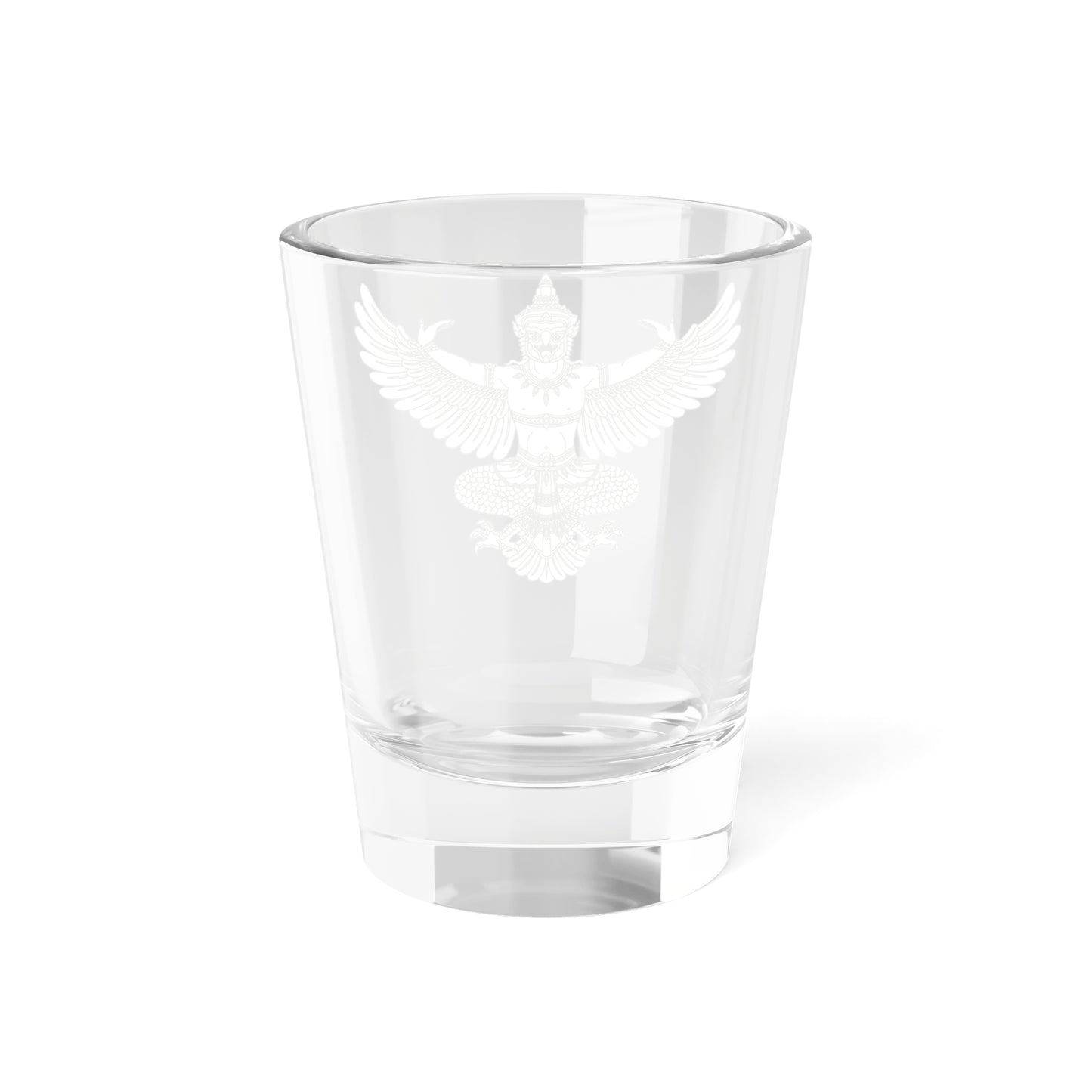 Garuda Emblem of Thailand Monochrome 2 (Thailand) (Coat of Arms) Shot Glass 1.5oz
