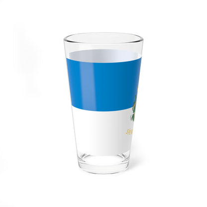 Flag of Janoshalma (Hungary) Pint Glass 16oz