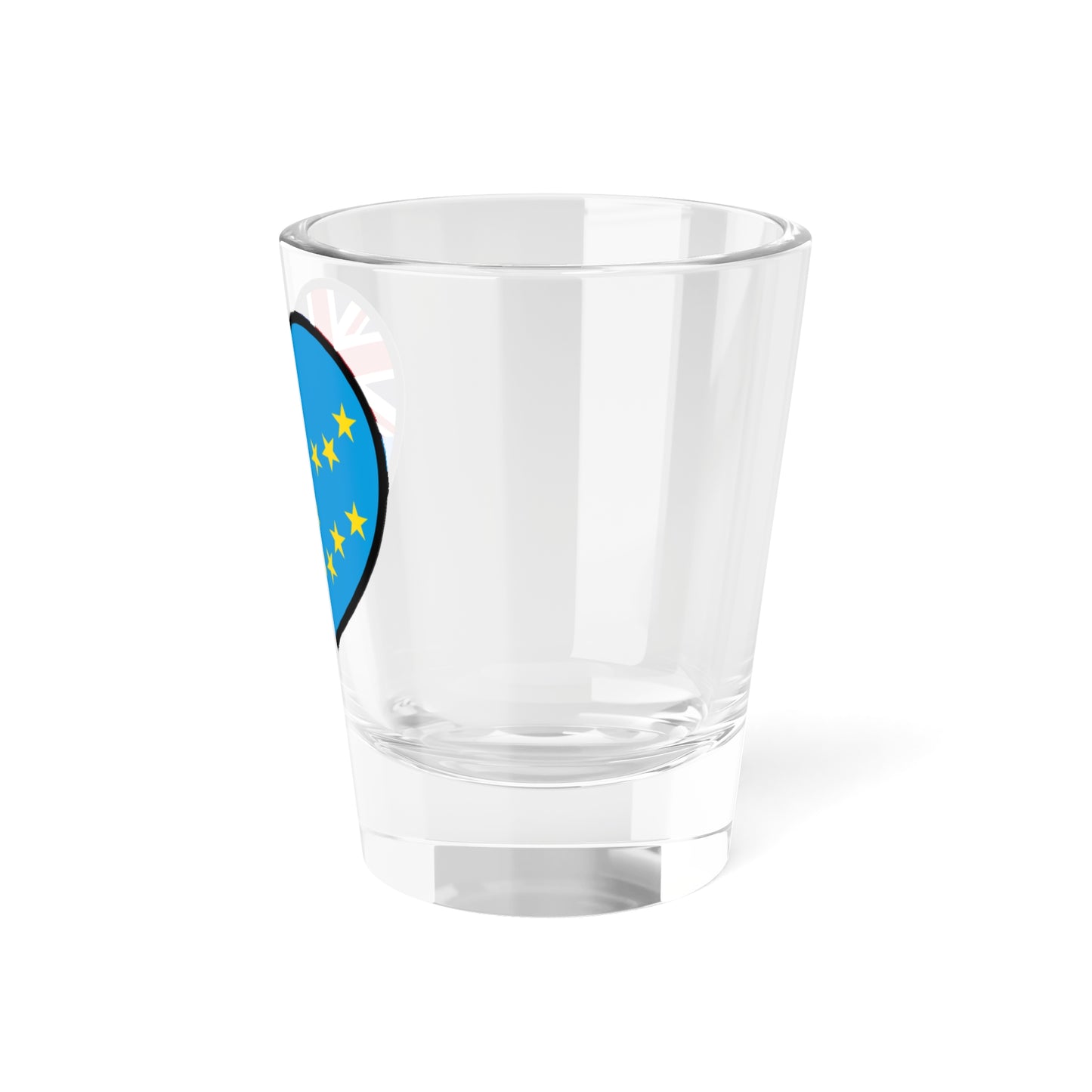 Tuvalu flag heart (Tuvalu) Shot Glass 1.5oz