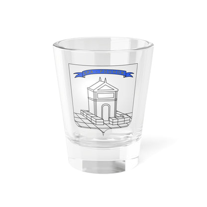 Héraldique Ville BE Spa (Belgium) (Coat of Arms) Shot Glass 1.5oz