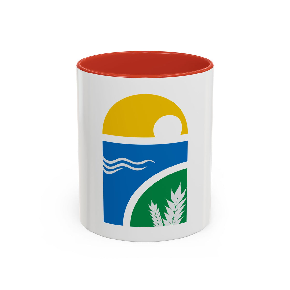 Coat of arms of Canelones Department - Accent Coffee Mug