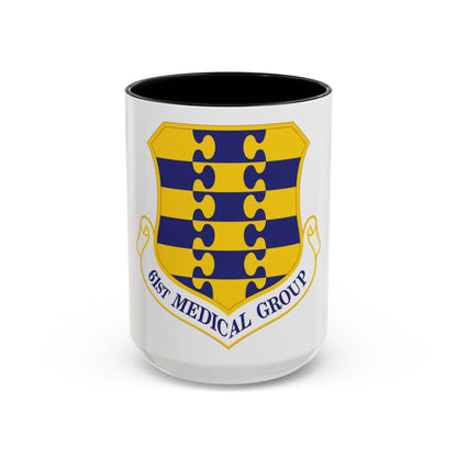61st Medical Group (U.S. Air Force) Accent Coffee Mug