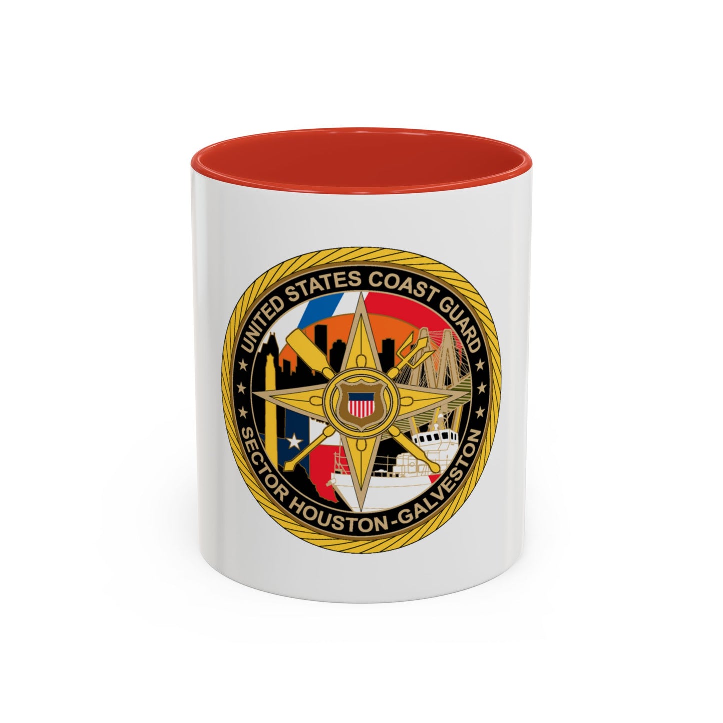 USCG Sector Houston Galveston Wardroom (U.S. Coast Guard) Accent Coffee Mug