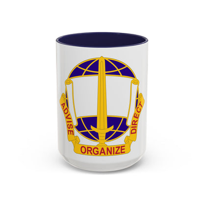 308 Civil Affairs Brigade 2 (U.S. Army) Accent Coffee Mug