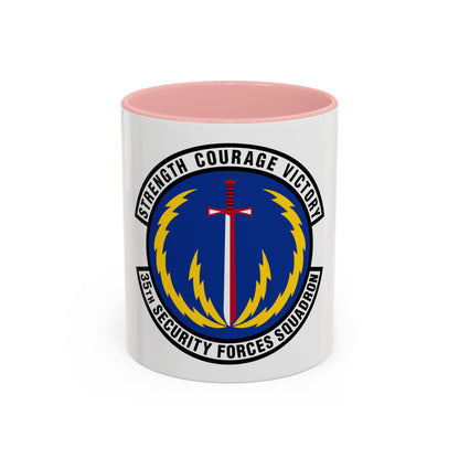 35 Security Forces Squadron PACAF (U.S. Air Force) Accent Coffee Mug