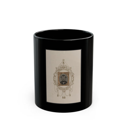 Unidentified Man 004 (U.S. Civil War) Black Coffee Mug
