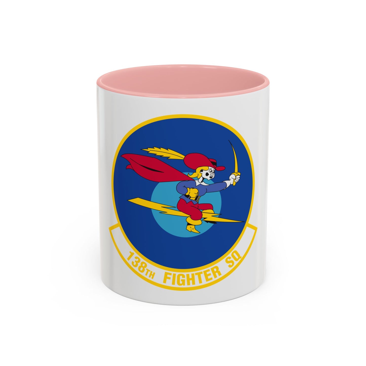 138 Fighter Squadron (U.S. Air Force) Accent Coffee Mug