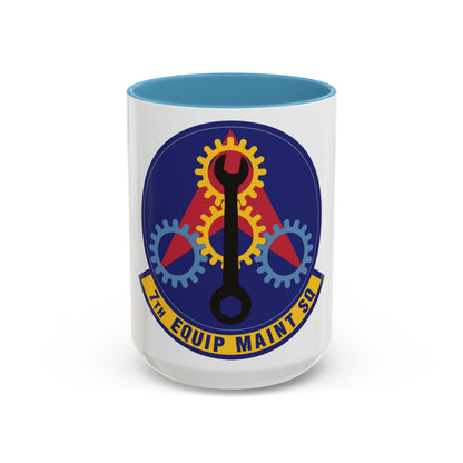 7th Equipment Maintenance Squadron (U.S. Air Force) Accent Coffee Mug