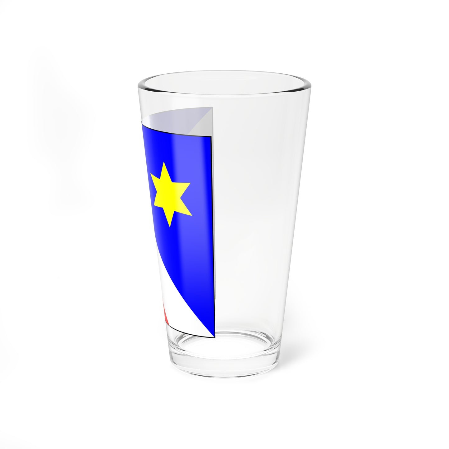 Flag of Zollikon Switzerland - Pint Glass 16oz
