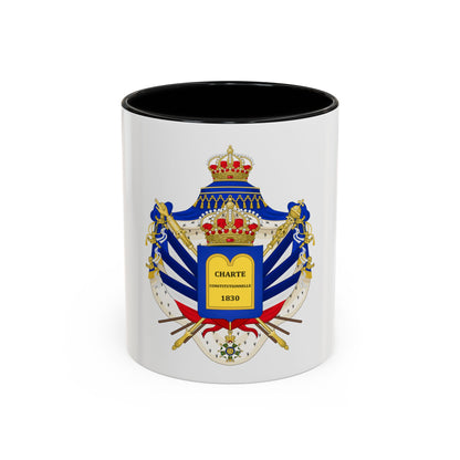 Coat of Arms of the July Monarchy (1831-48) - Accent Coffee Mug