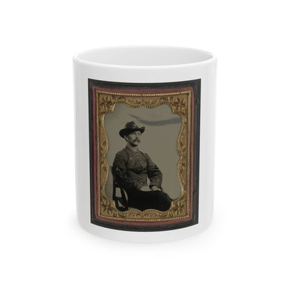 Unidentified Soldier In Union Hospital Steward Uniform (U.S. Civil War) White Coffee Mug