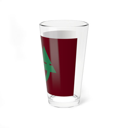 Flag of Chizu Tottori (Japan) Pint Glass 16oz