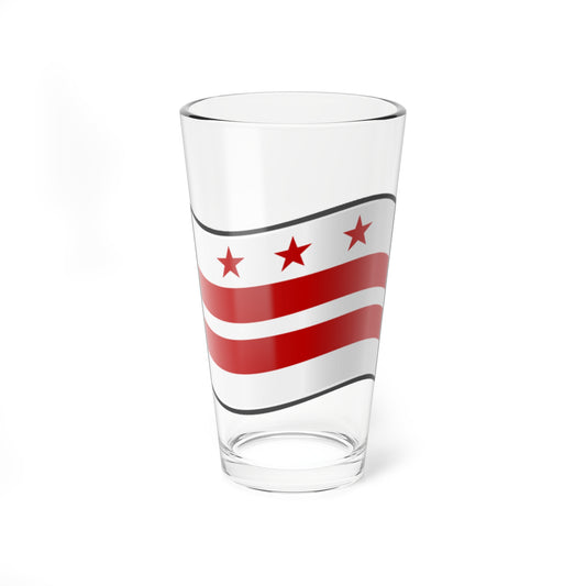 Nuvola Washington D.C. Flag (United States) Pint Glass 16oz