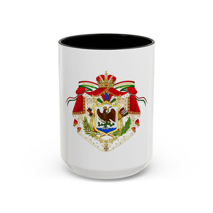 Coat of Arms of the First Mexican Empire - Accent Coffee Mug
