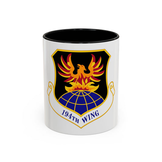194th Wing (U.S. Air Force) Accent Coffee Mug