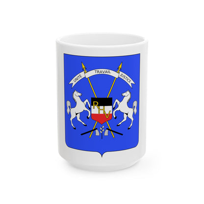 Coat of arms of Upper Volta - White Coffee Mug