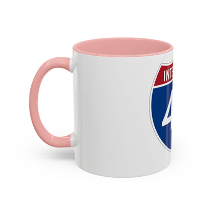 Interstate 44 (U.S. Highways) Accent Coffee Mug