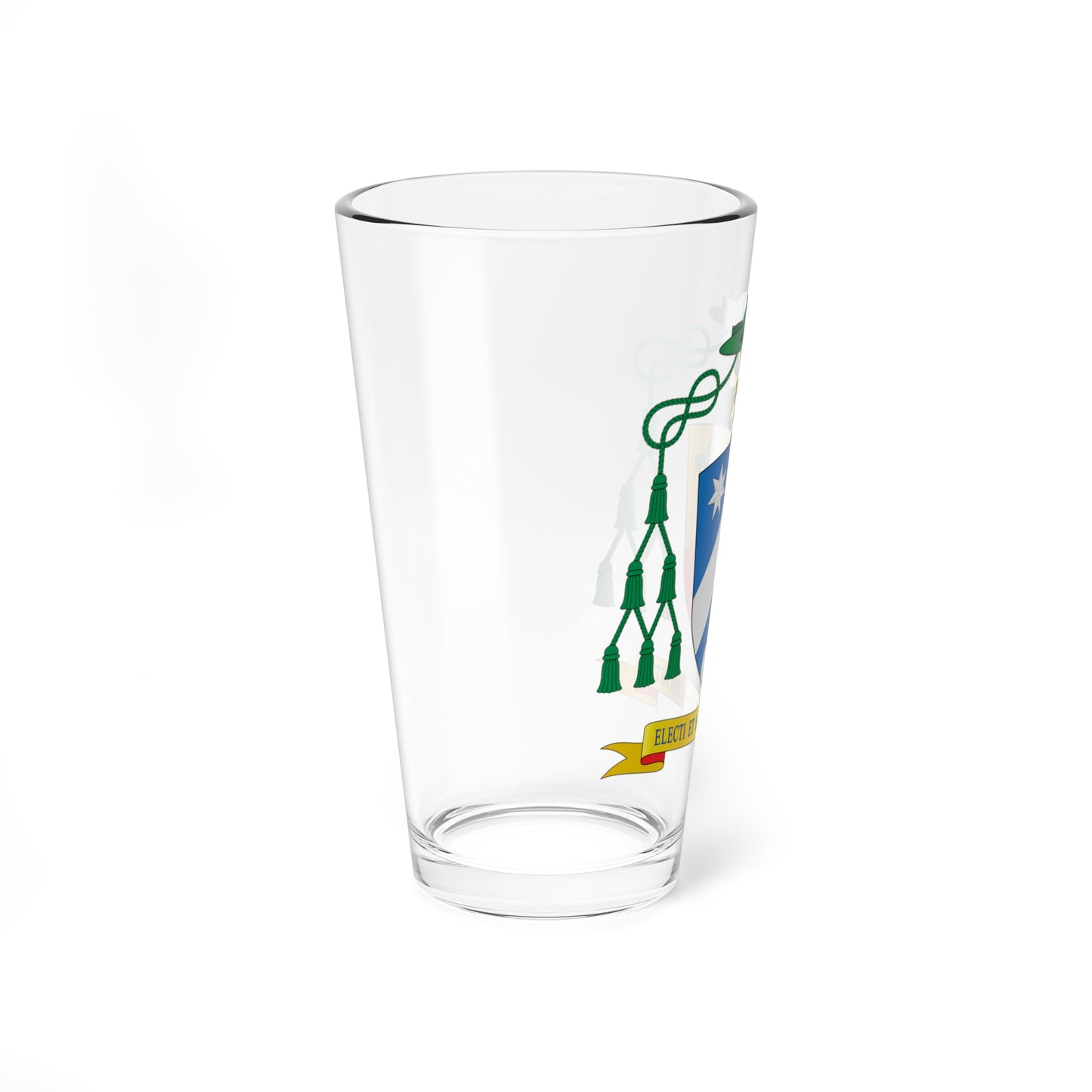 Escudo de Devair Araújo da Fonseca (Spain) (Coat of Arms) Pint Glass 16oz