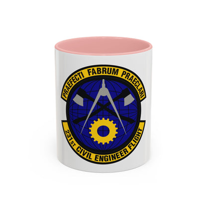 231st Civil Engineer Flight (U.S. Air Force) Accent Coffee Mug