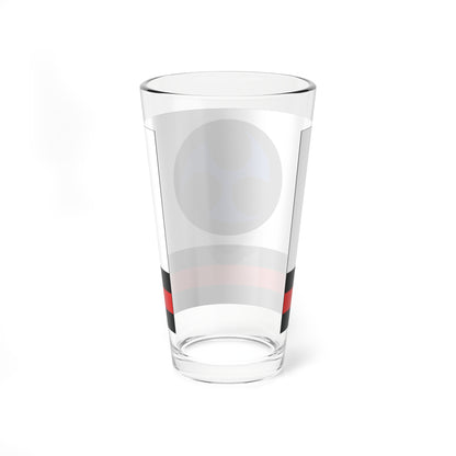 Ryukyu Islands flag until 1875 bordered (Japan) Pint Glass 16oz