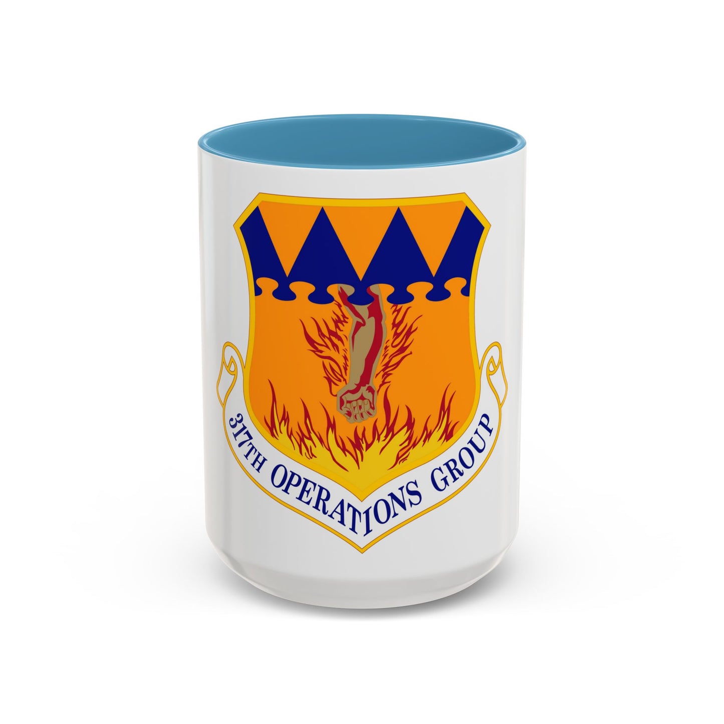 317 Operations Group AMC (U.S. Air Force) Accent Coffee Mug