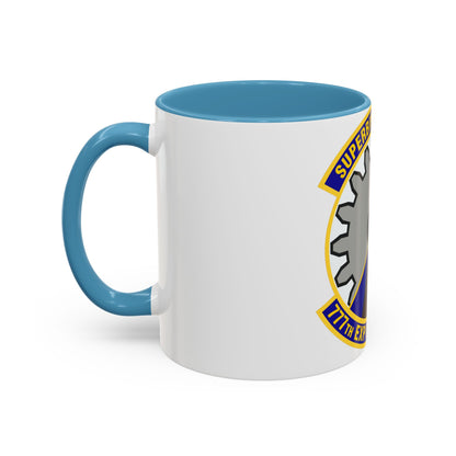 777th Expeditionary Prime Base Engineer Emergency Force Squadron (U.S. Air Force) Accent Coffee Mug