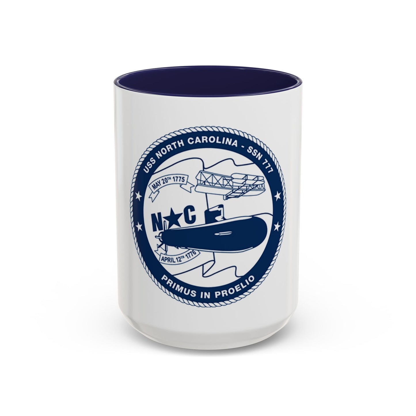 USS North Carolina SSN 777 (U.S. Coast Guard) Accent Coffee Mug