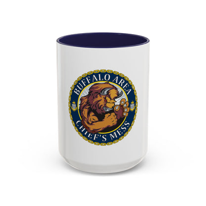 USCG Buffalo Area Cheifs Mess (U.S. Coast Guard) Accent Coffee Mug