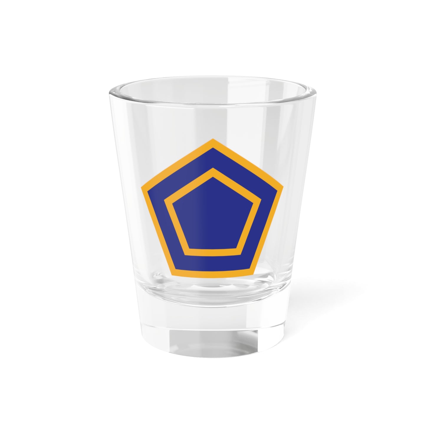 Verre à liqueur de la 55e division d'infanterie américaine (armée américaine) 1,5 oz