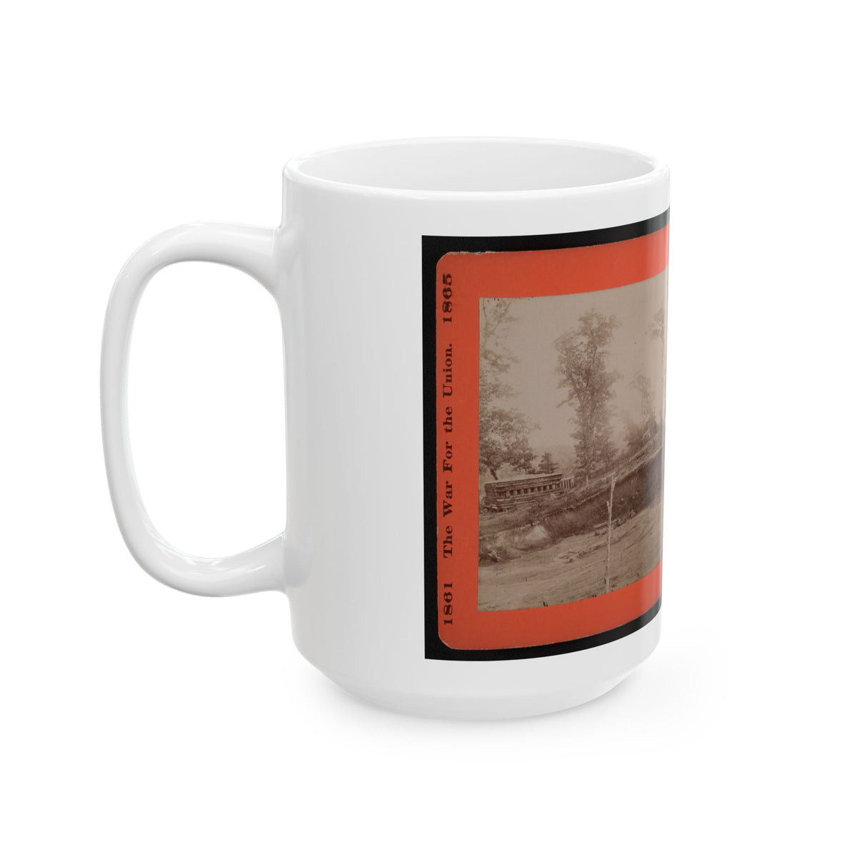 A Block House 001 (U.S. Civil War) White Coffee Mug
