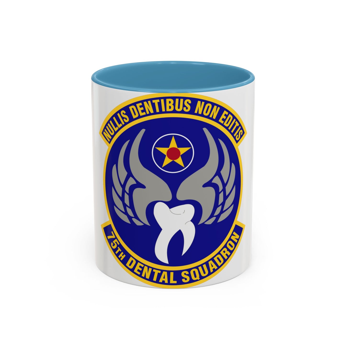 Tasse à café décorative du 75e escadron dentaire (US Air Force)