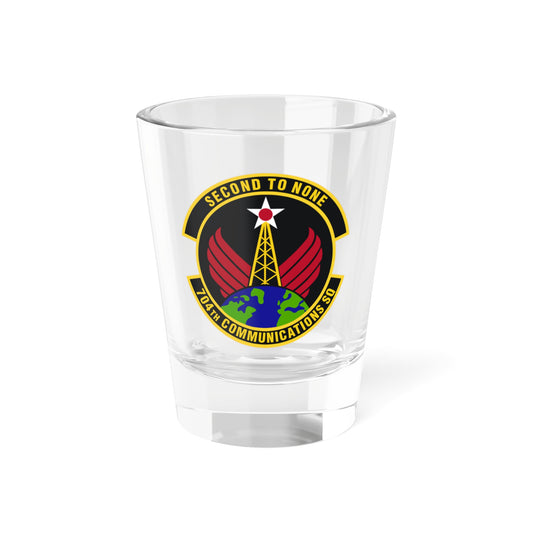 704th Communications Squadron (U.S. Air Force) Shot Glass 1.5oz