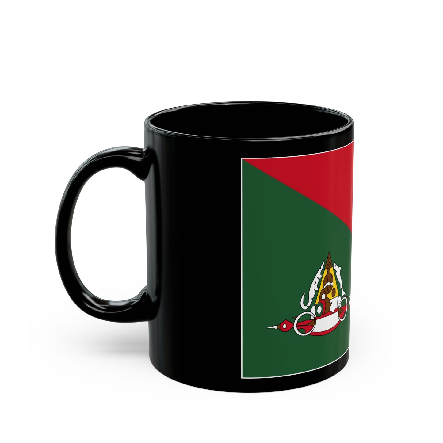 Flag of East Sepik Papa New Guinea - Black Coffee Mug-Go Mug Yourself