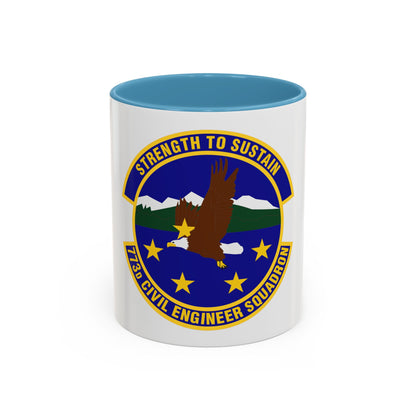 773 Civil Engineer Squadron PACAF (U.S. Air Force) Accent Coffee Mug