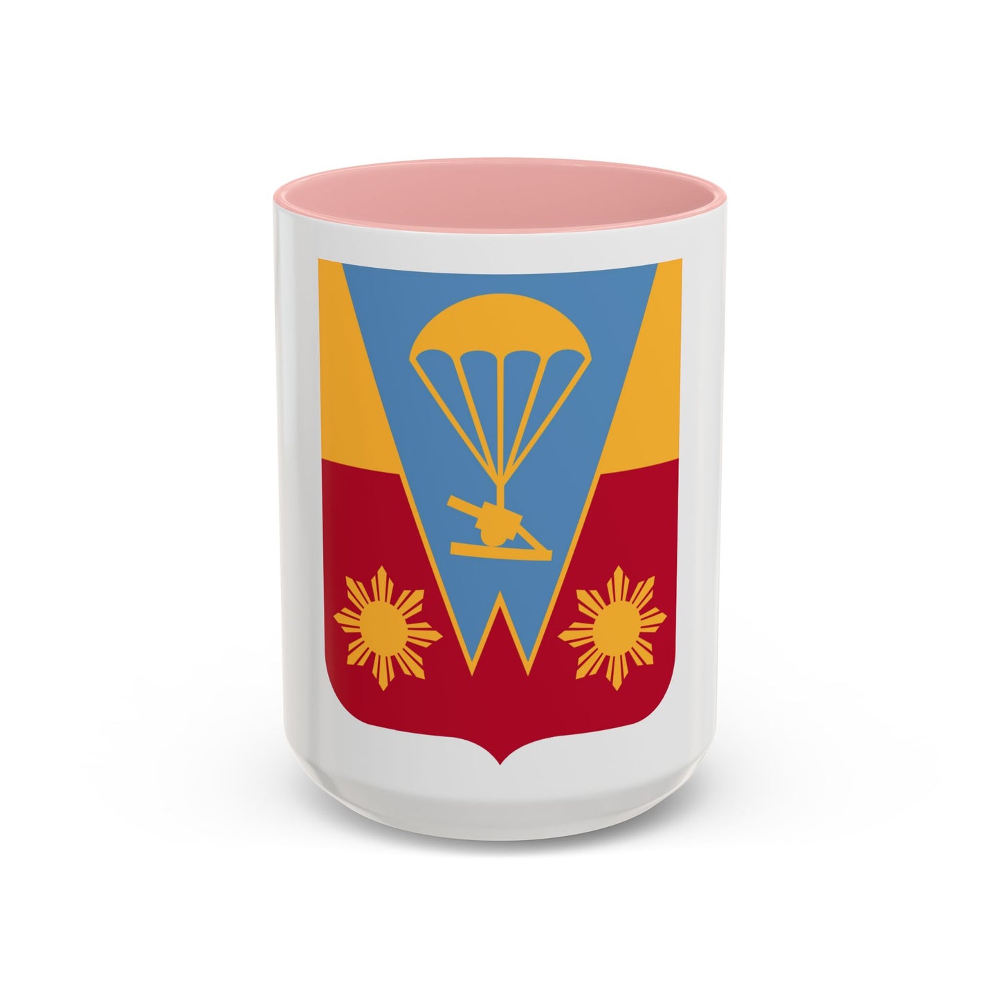 674th Airborne Field Artillery Battalion v2 (U.S. Army) Accent Coffee Mug