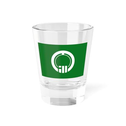 Flag of Imabetsu Aomori (Japan) Shot Glass 1.5oz