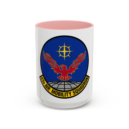 43 Air Mobility Squadron AMC (U.S. Air Force) Accent Coffee Mug
