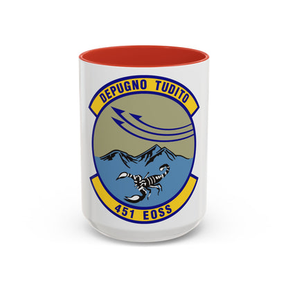 451st Expeditionary Operations Support Squadron (U.S. Air Force) Accent Coffee Mug