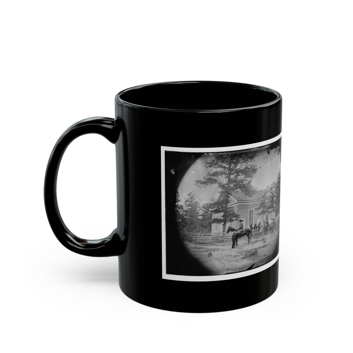 Bethel Church, Virginia. Headquarters Of General Ambrose Burnside (U.S. Civil War) Black Coffee Mug
