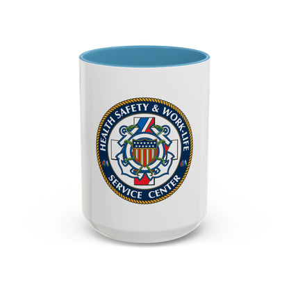 HSWL Service Center (U.S. Coast Guard) Accent Coffee Mug
