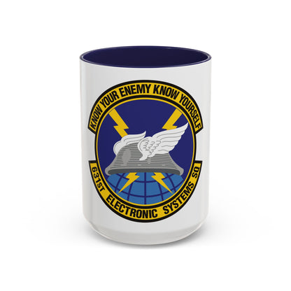 631st Electronic Systems Squadron (U.S. Air Force) Accent Coffee Mug