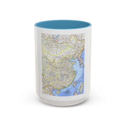 China (1964) (Map) Accent Coffee Mug