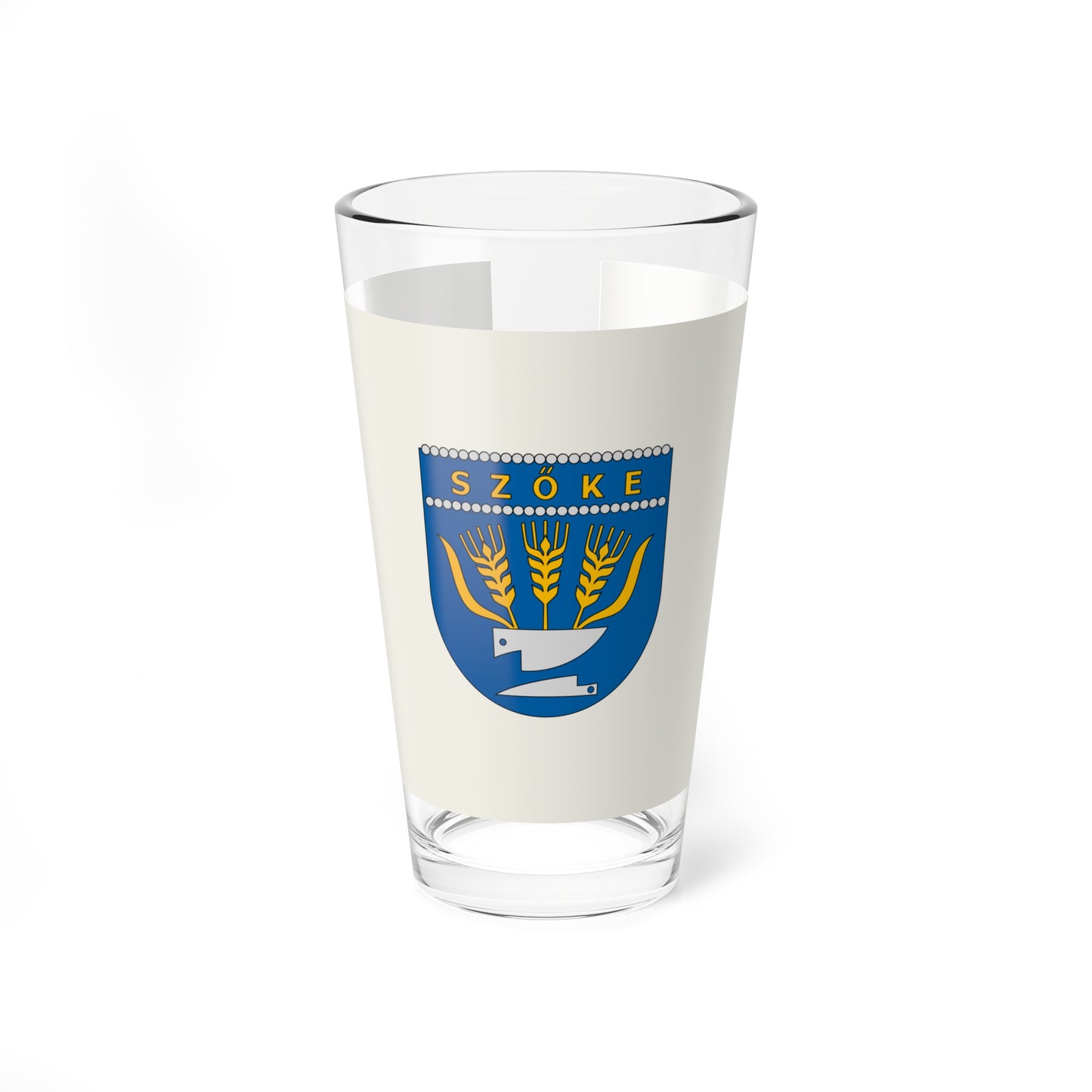 Flag of Szoke (Hungary) Pint Glass 16oz