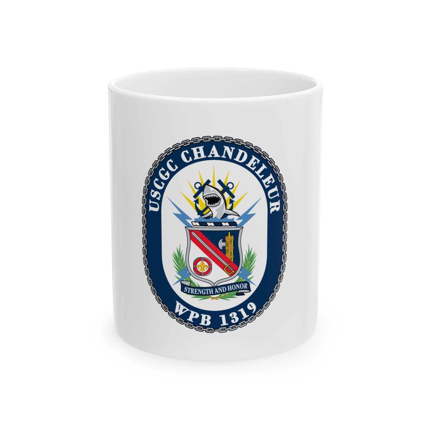 USCGC Chandeleur WPB 1319 (U.S. Coast Guard) White Coffee Mug