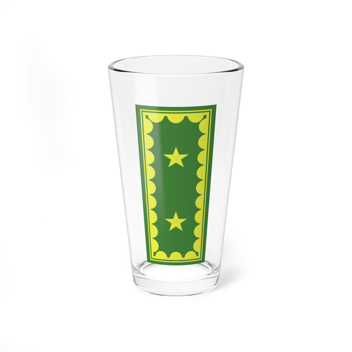 SS.OO.7.CARAB.GENERAL (Chile) (Military Rank) Pint Glass 16oz