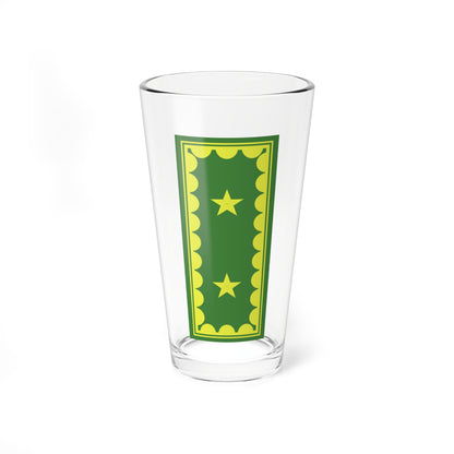 SS.OO.7.CARAB.GENERAL (Chile) (Military Rank) Pint Glass 16oz